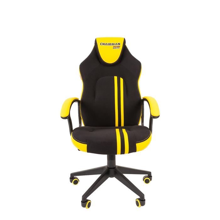 фото Игровое кресло "chairman game" 26 черный/желтый