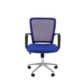 

Офисное кресло "Chairman" 698 TW-05 синий хром