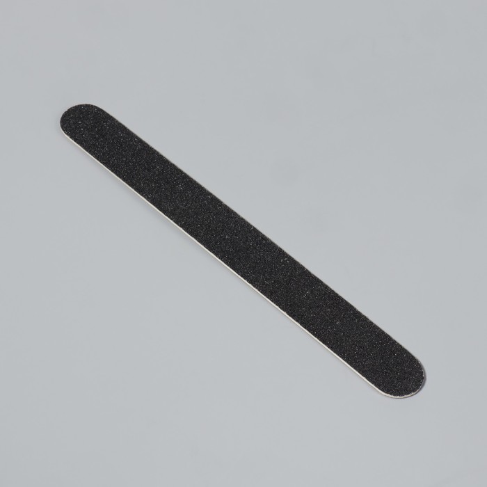 Пилка-наждак Классика, на деревянной основе, абразивность 240, 18 см, фасовка 50 шт, цвет чёрный