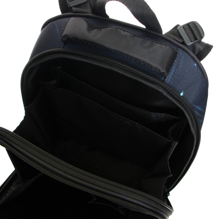 Рюкзак каркасный Stavia, 38 х 30 х 16 см, эргономичная спинка, "Космолет", мультиколор 7334533