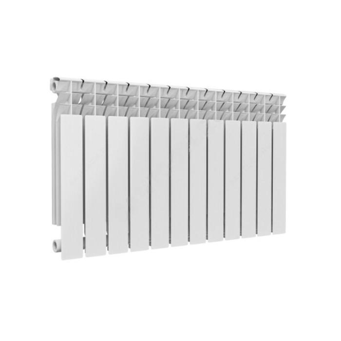 Радиатор алюминиевый Ogint Alpha RAL 9016, 2160 Вт, 500 х 96 мм, 12 секций, белый