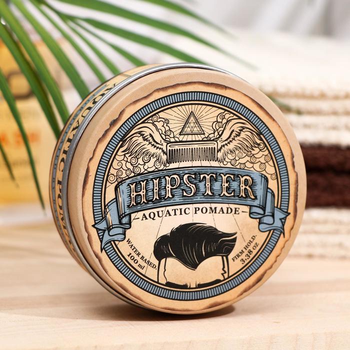 

Помада на водной основе для укладки волос Hipster Aquatic pomade, классическая, 100 мл