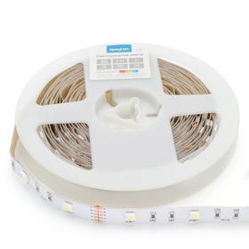 

Светодиодная лента Apeyron Electrics 5 м, IP20, SMD5050, 30 LED/м, 7.2 Вт/м, 12 В, RGBW