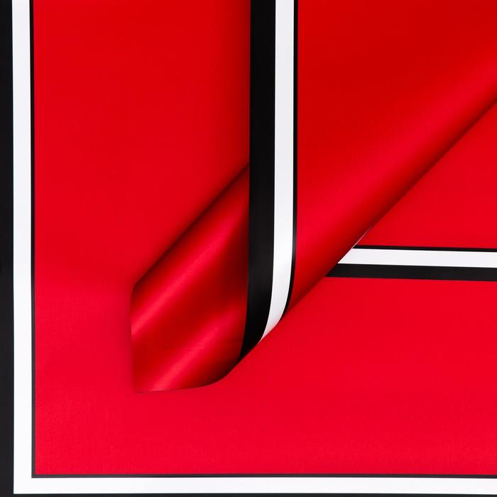 

Пленка матовая "Двойной кант", красный, 0,58 х 0,58 м