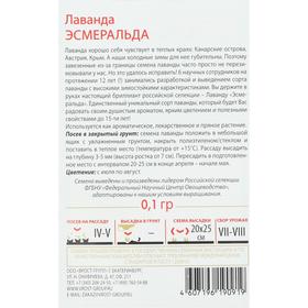

Семена цветов Лаванда "Эсмеральда", 0,1 гр