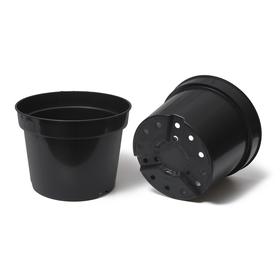 

Горшок для рассады, 15 л, d = 32 см, h = 24 см, чёрный, Greengo