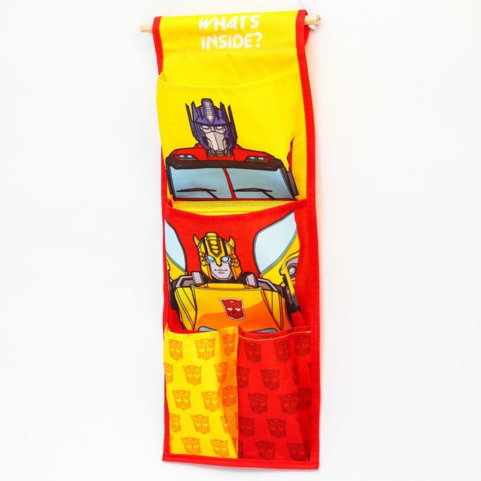 

Кармашки вертикальные настенные "What's inside" 18х70 см, Transformers