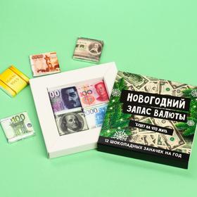 

Подарочный молочный шоколад «Новогодний запас валюты», 5 г. x 12 шт.