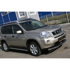 

Защита переднего бампера d 76 (труба) "Nissan X-Trail" 2007-12/2010