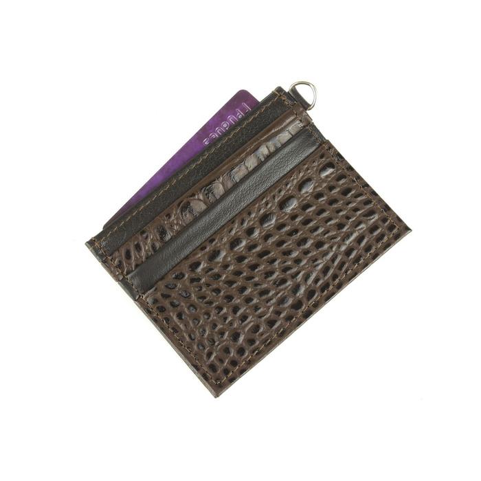 Картхолдер, цвет коричневый