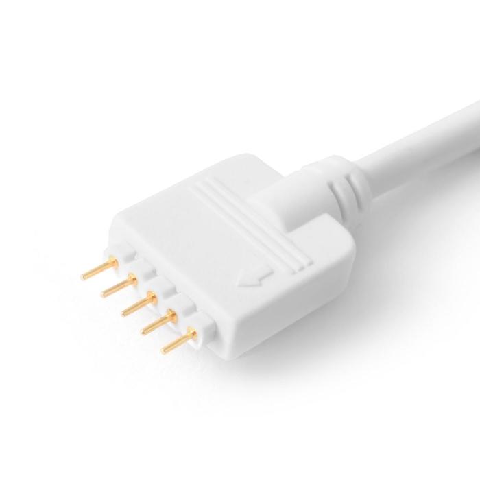 

Запитывающий коннектор Apeyron Electrics для RGBW ленты, 5-pin