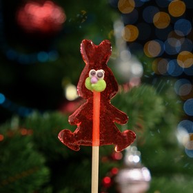 

Карамель на палочке «Малыши», зайцы красные, 15 г