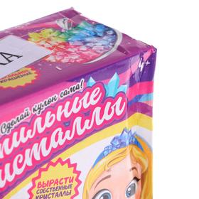 

Выращивание кристаллов "Кулон с кристаллом сердечко" уценка