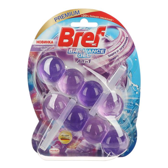 

Освежитель для унитаза BREF Brilliance Gel Пленительный бриз 2 * 42 г * 10