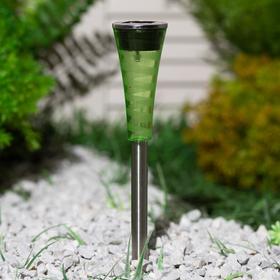 

УЦЕНКА Садовый светильник на солнечной батарее Smartbuy, нерж. сталь, пластик, МИКС 4x4x27.5 см