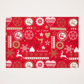 

Новогодняя салфетка сервировочная Reindeer, 35*50 см