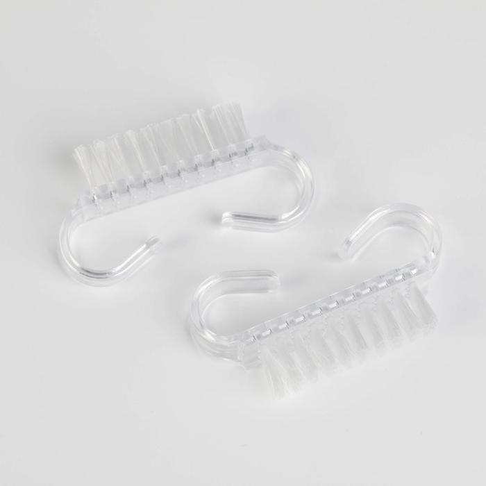 

Набор щёточек для маникюра и педикюра, 2 шт., цвет белый