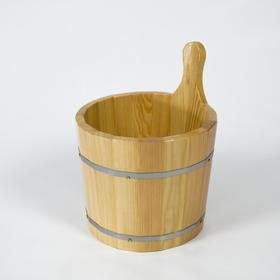 

Ушат из лиственницы, 7 л, 230 × 230 × 300 мм, цвет натуральная лиственница
