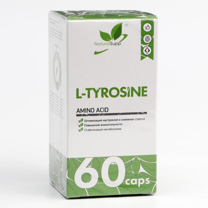 

Аминокислота L-Tyrosine, ( L Тирозин) 500 мг 60 капусл