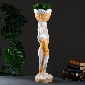 

Фигура "Амелия" белая с золотом, 81х20см