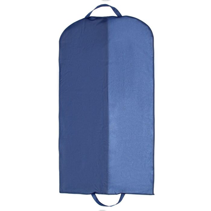 фото Чехол для одежды, 60×140 см, спанбонд, цвет синий