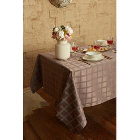 

Скатерть "Этель" Geometry 150*250 +/-3см, цв.кофейный, пл. 192 г/м2, хл с ВГМО