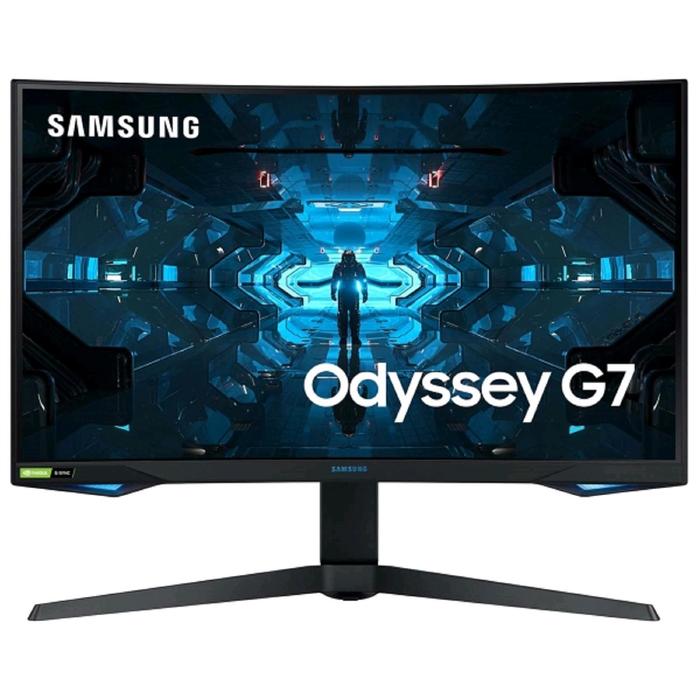 фото Монитор samsung c32g75tqsi 32", ips, 2560x1440, 240гц, 1мс, hdmi, dport, чёрный