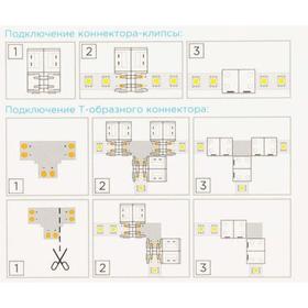 Комплект коннекторов Apeyron electrics для одноцв. светодиодной ленты 12В, 8 мм, IP20 от Сима-ленд