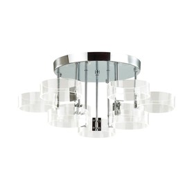 

Люстра HUDSON, LED 72Вт, 4000К, 6120лм, цвет хром