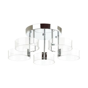 

Люстра HUDSON, LED 40Вт, 4000К, 3400лм, цвет хром