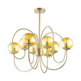 

Люстра SCARLETT, E14 8x60Вт, цвет золотой, желтый