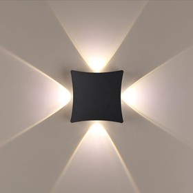 

Бра BALLA, 4Вт LED, 4000К, 336лм, цвет черный