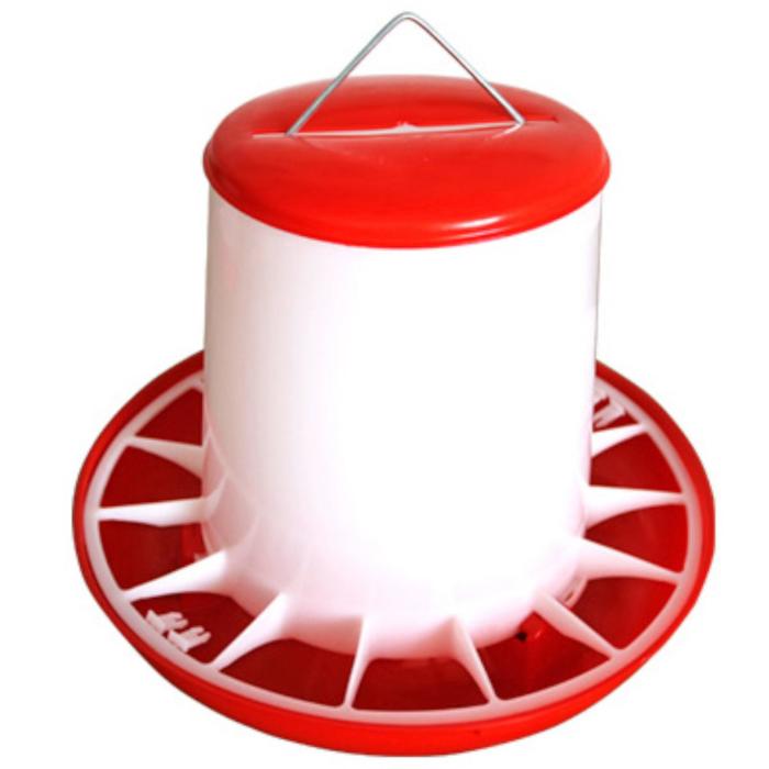 Кормушка бункерная 9 кг пластик с разделительной решеткой