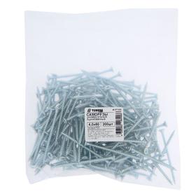 

Саморезы универсальные ТУНДРА krep 4.0x60 мм, цинк, 200 шт.