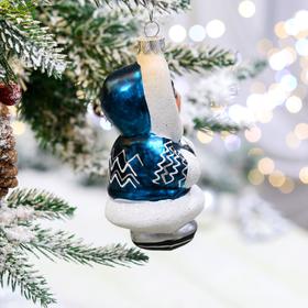 

Ёлочная игрушка "Чукча", 13 см, стекло