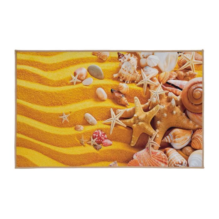 фото Коврик влаговпитывающий velur spa «золотой песок», 50х80 см vortex