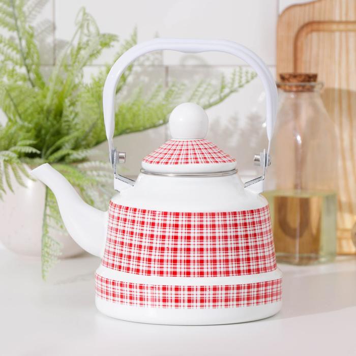 

Чайник «Английский стиль», 1,1 л, индукция, цвет белый