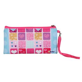 

Пенал мягкий 1 отд. плоский 120*220 ПМП 19-20 дев Love bear, ручка на карабине 53217