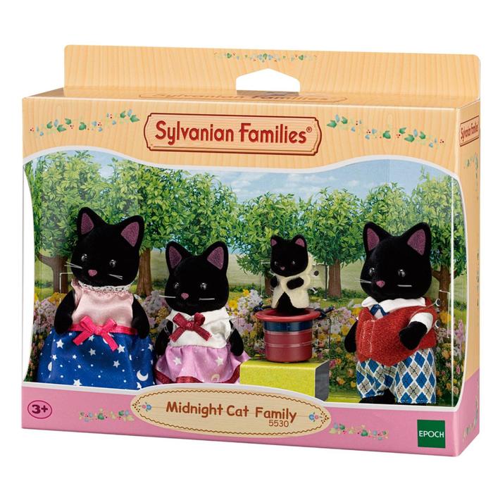 фото Игровой набор «семья черных котов» sylvanian families