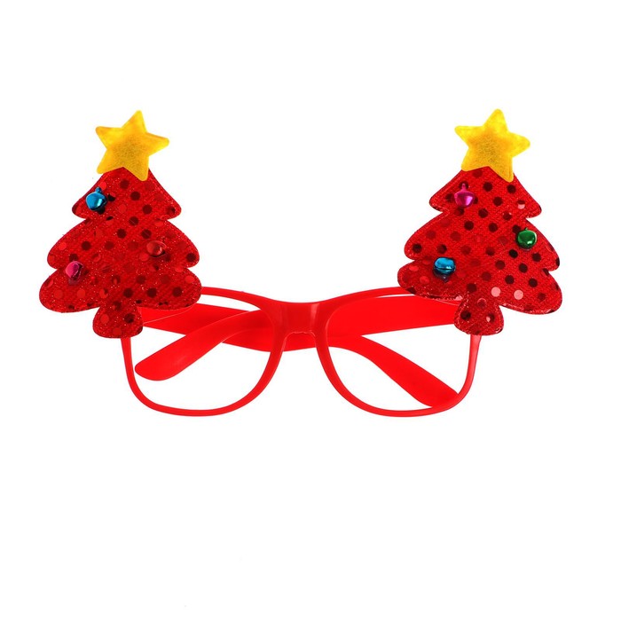 карнавальные очки ёлочка световые Карнавальные очки «Ёлочка»