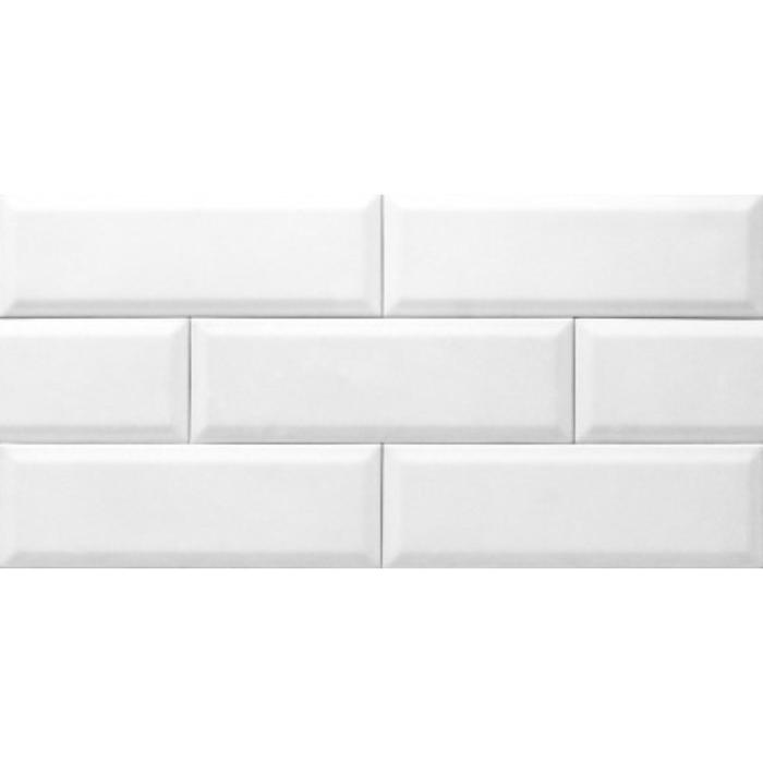 Гипсовая плитка «Вена», 0,65 кв м, 19 плиток, цвет белый