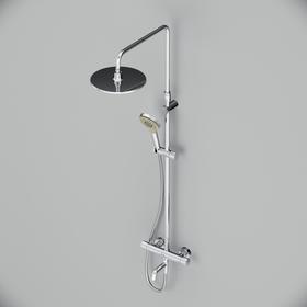

Душевая система AM.PM Chic 2.0 F0782A500, с термостатом, тропический душ, хром