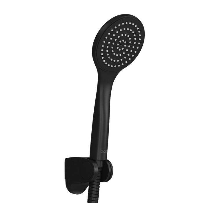 

Комплект для душа Dorff Comfort D0208000BL, со шлангом и настенным крепежом, цвет черный