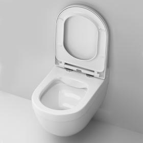 

Унитаз компакт Damixa Palace Grand 461700SC, сиденье-микролифт, без ободка, белый глянец