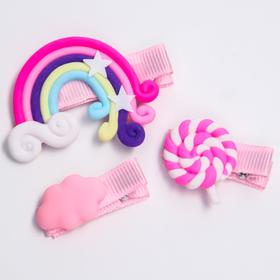 

Набор заколок 3шт, розовый, My Little Pony