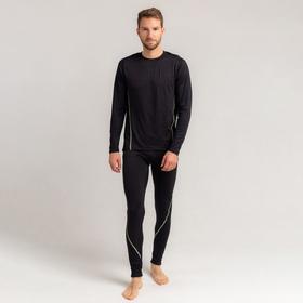 

Термобельё мужское (кальсоны) цвет чёрный, размер 52