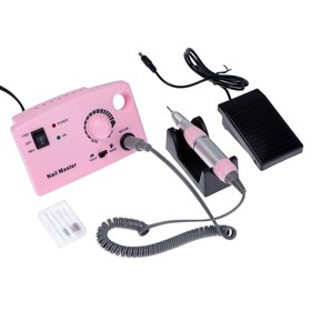 Аппарат для маникюра и педикюра JessNail JD4500, 4 фрезы 30000 об/мин, 35 Вт, розовый Ош