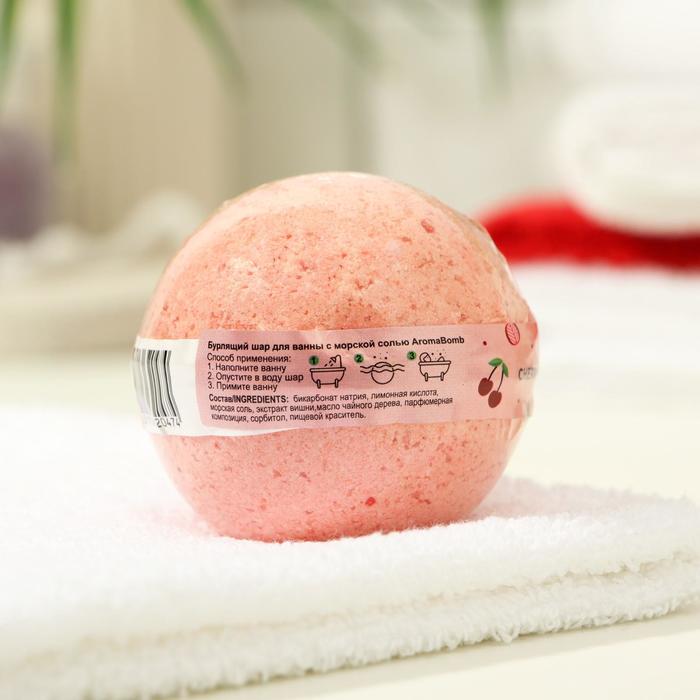 

Бомбочка для ванн Aroma Soap Cherry, 130 г