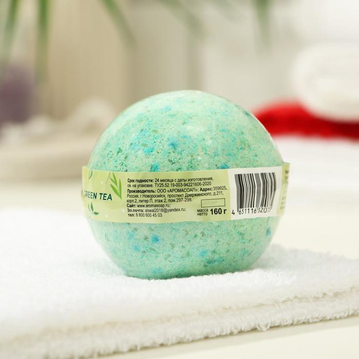 

Бомбочка для ванн Aroma Soap Green Tea, 130 г