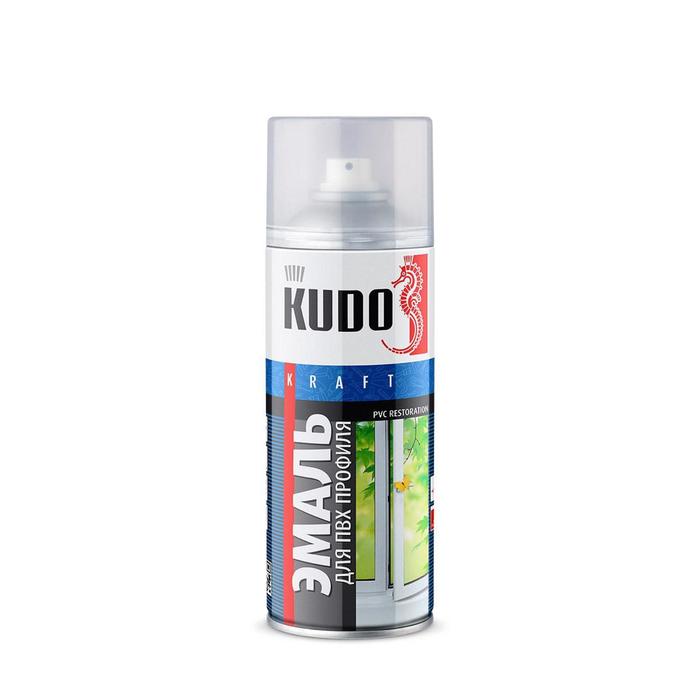 

Эмаль для ПВХ профиля KUDO, KU-6101, Белый, 520мл